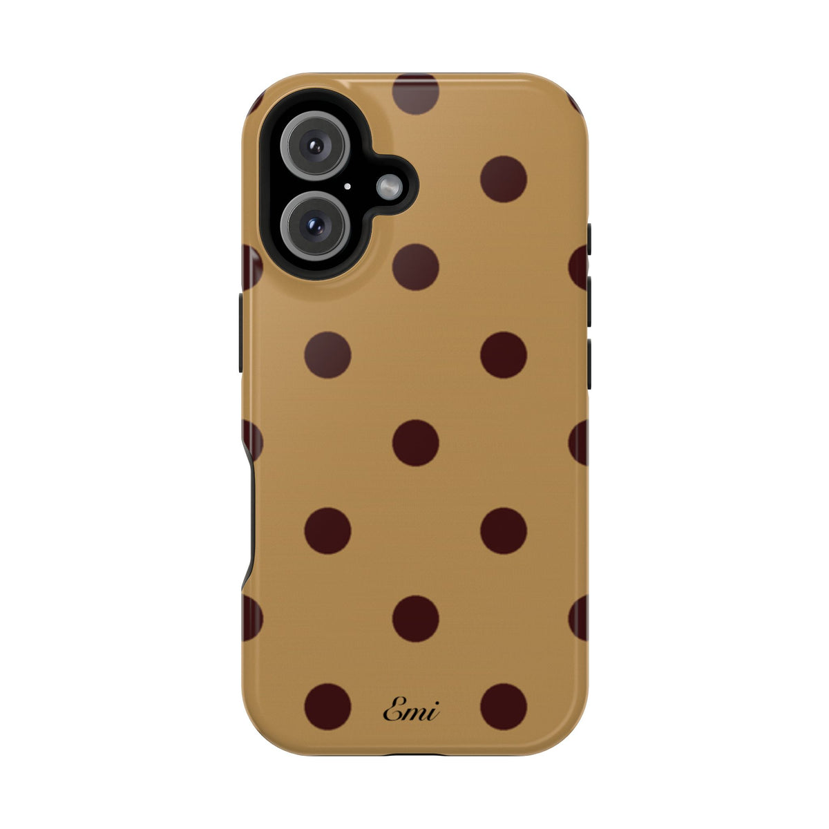 Burgandy Polka Dot