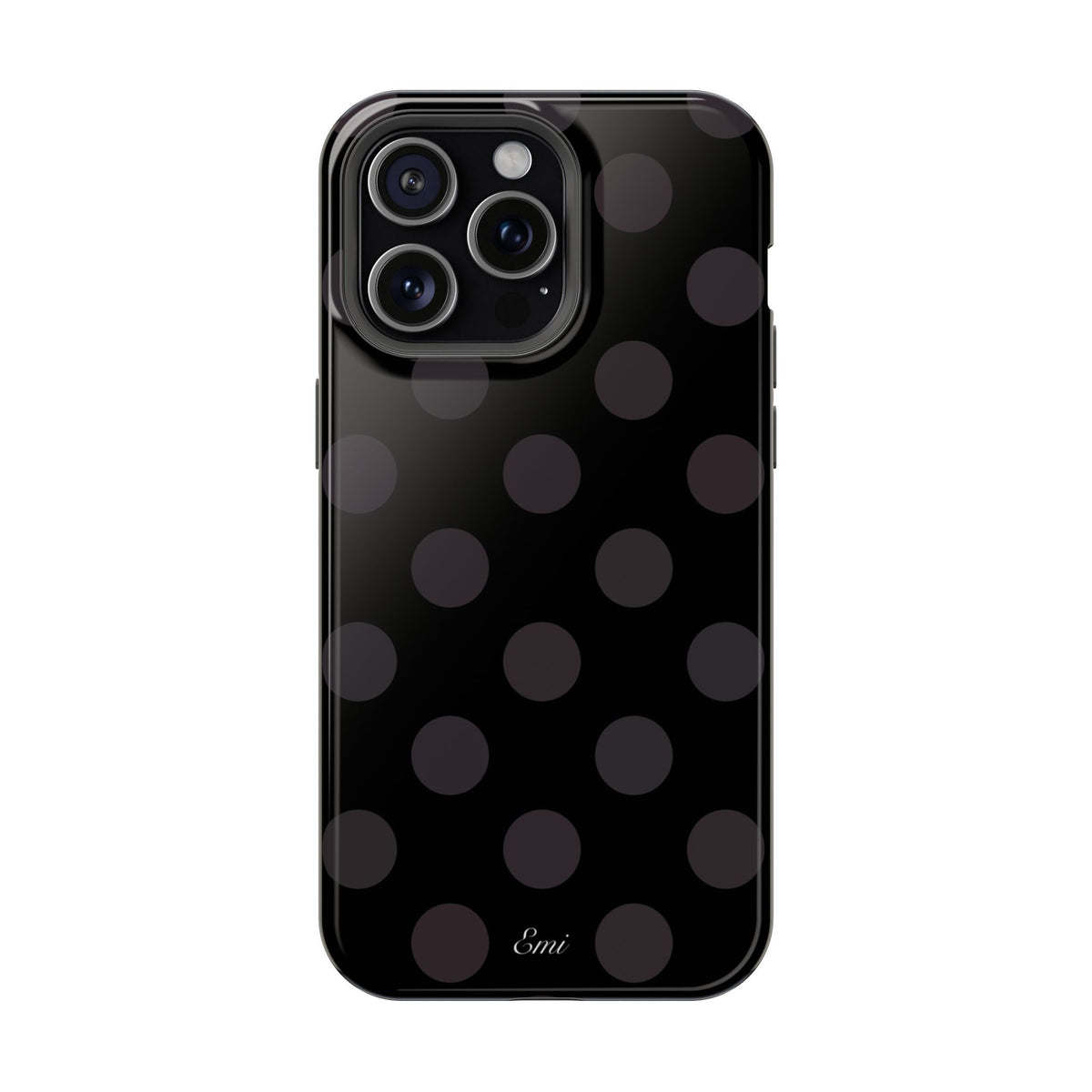 Black Polka Dot 2x