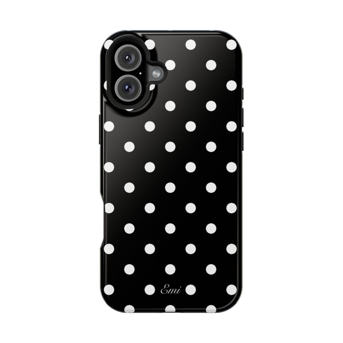 Black Polka Dot 3x