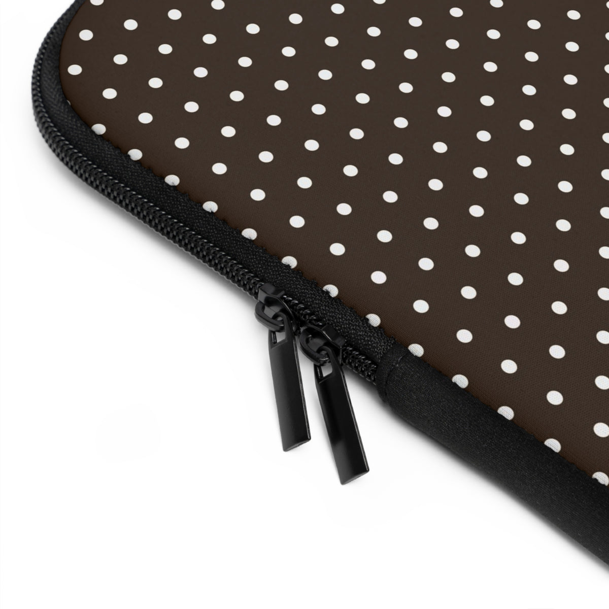 Brown Polka Dot Laptop Sleeve