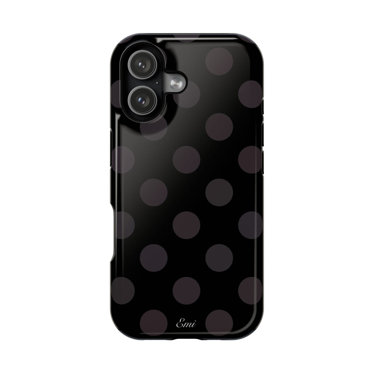 Black Polka Dot 2x