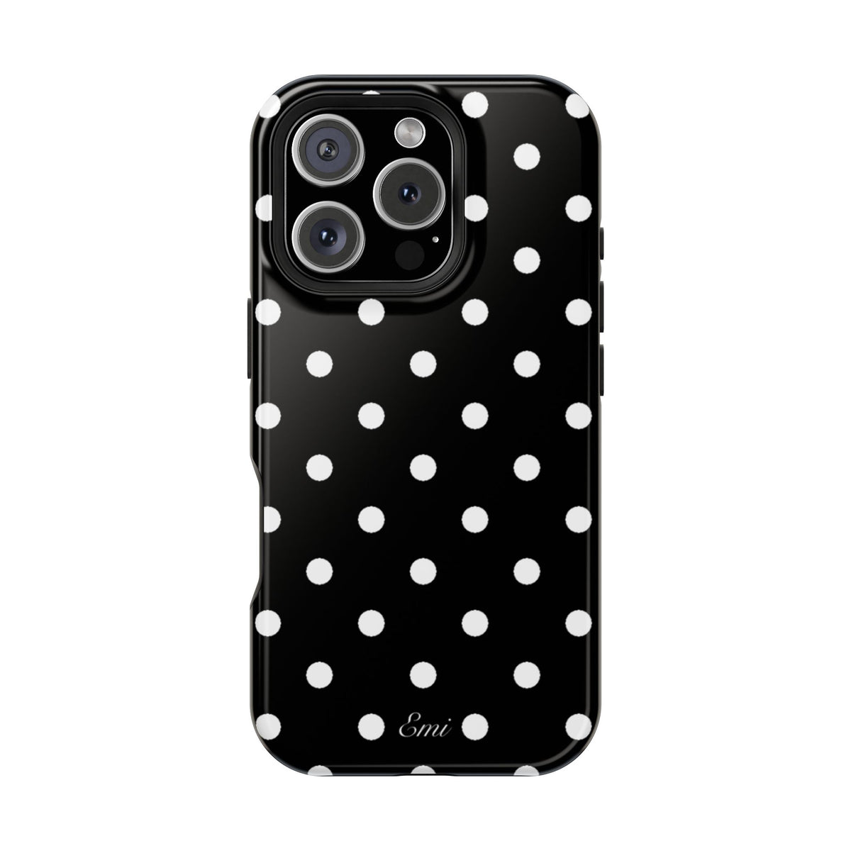 Black Polka Dot 3x
