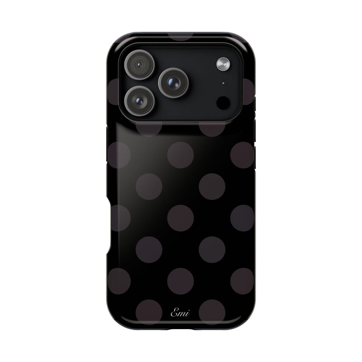 Black Polka Dot 2x