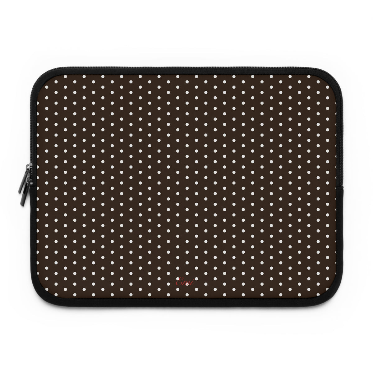 Brown Polka Dot Laptop Sleeve