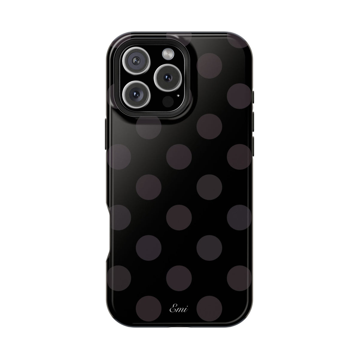 Black Polka Dot 2x