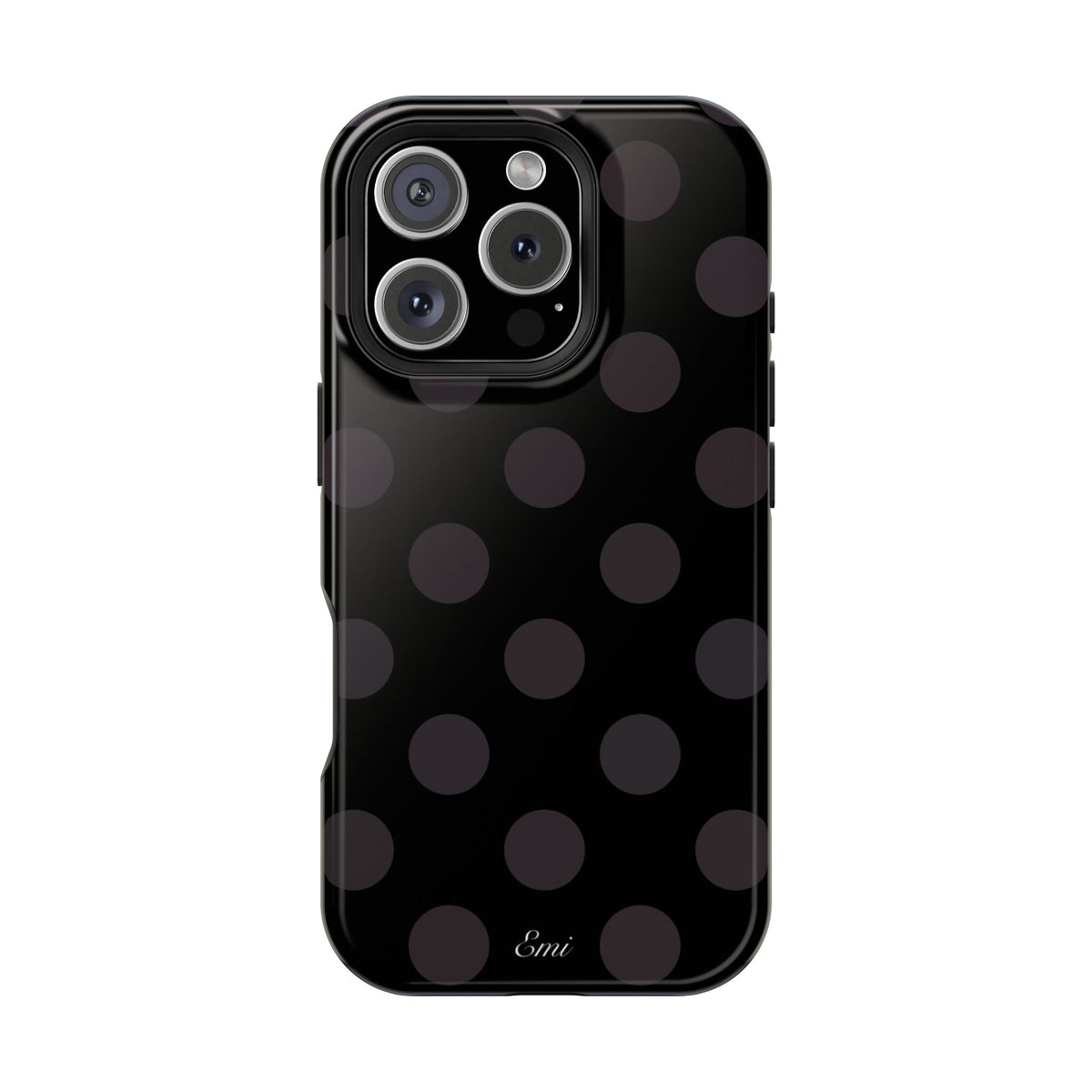Black Polka Dot 2x