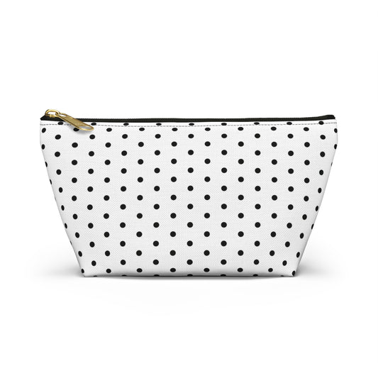 Black & White Polka Dot Accessory Bag