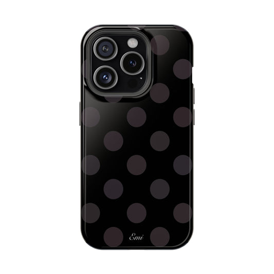 Black Polka Dot 2x