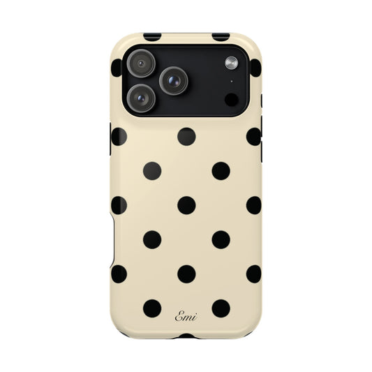 Beige Polka Dot