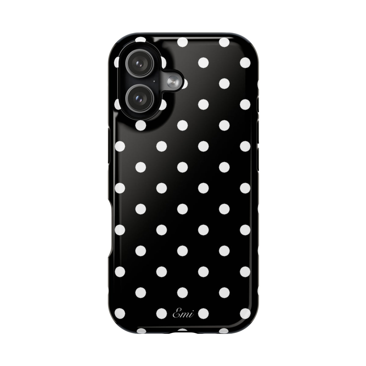 Black Polka Dot 3x