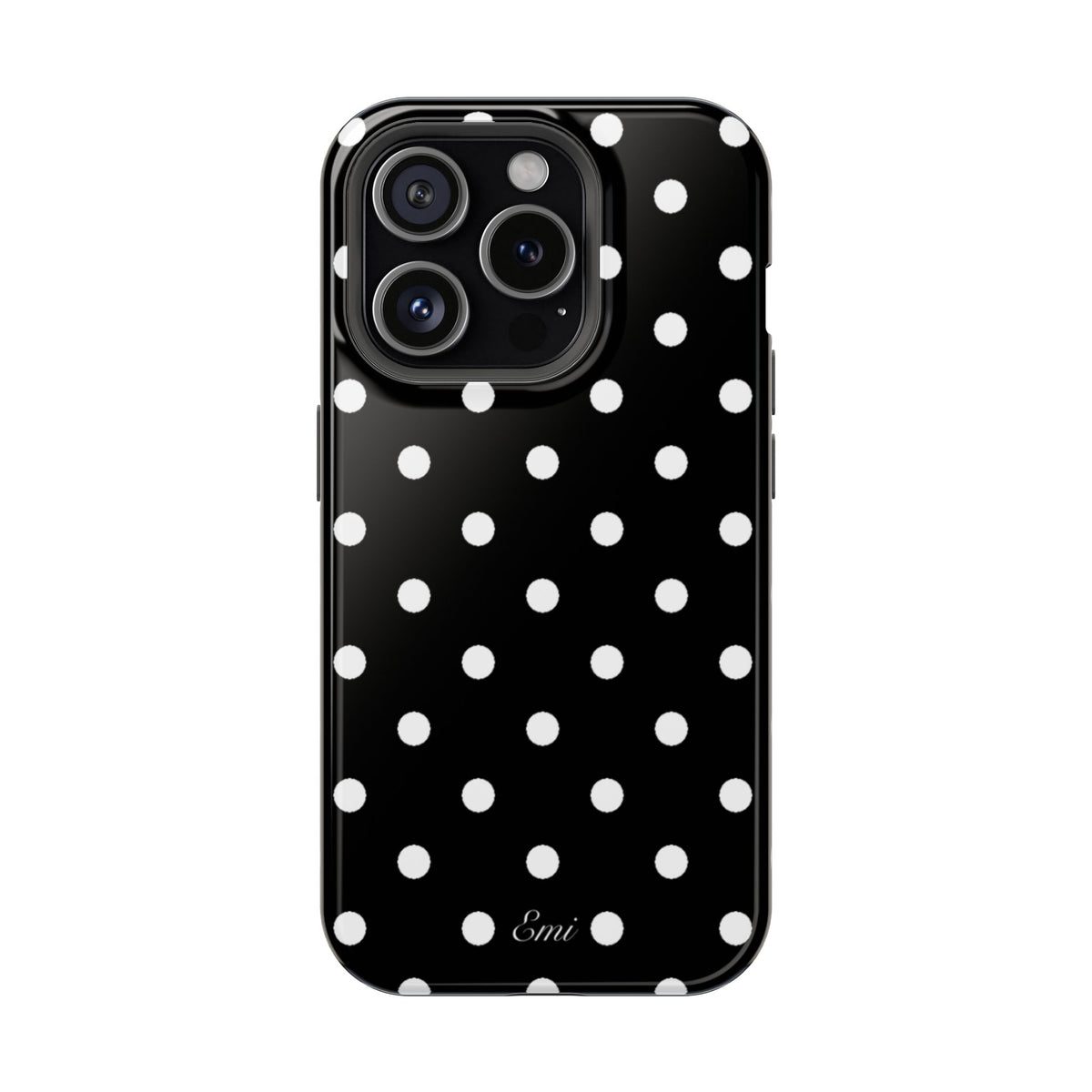Black Polka Dot 3x