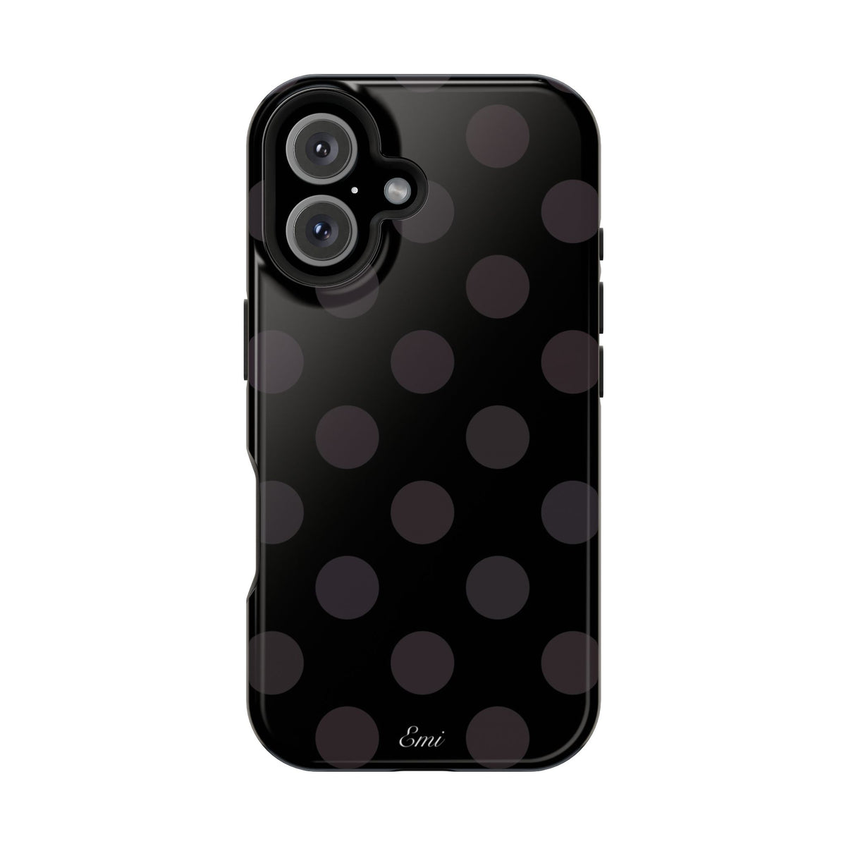 Black Polka Dot 2x