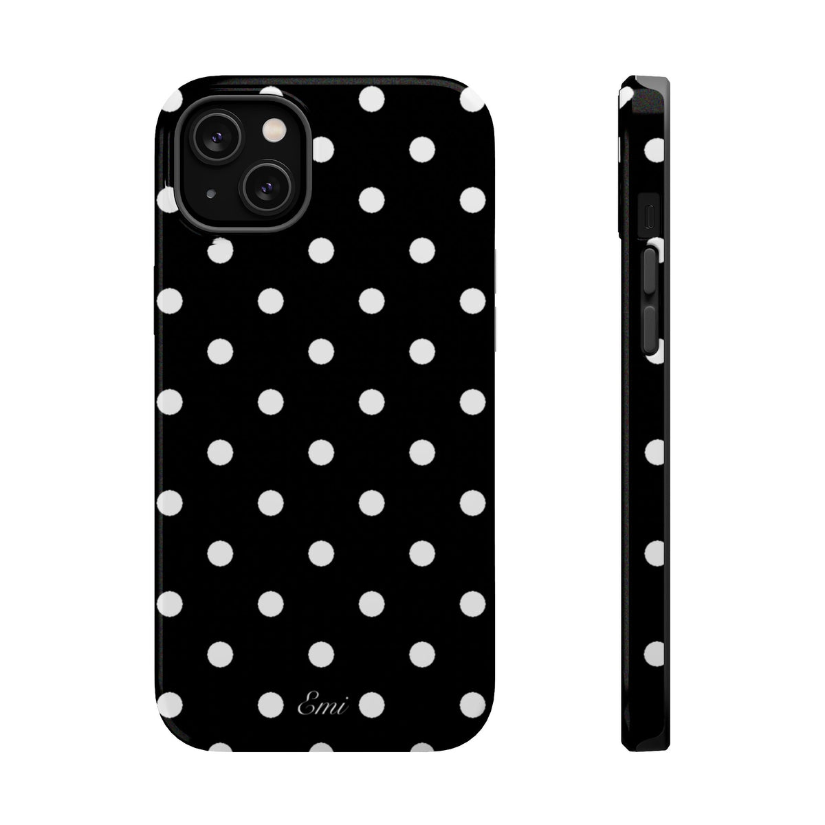 Black Polka Dot 3x