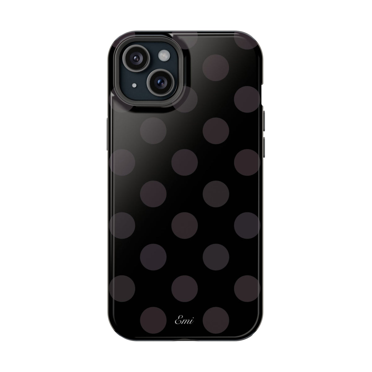 Black Polka Dot 2x