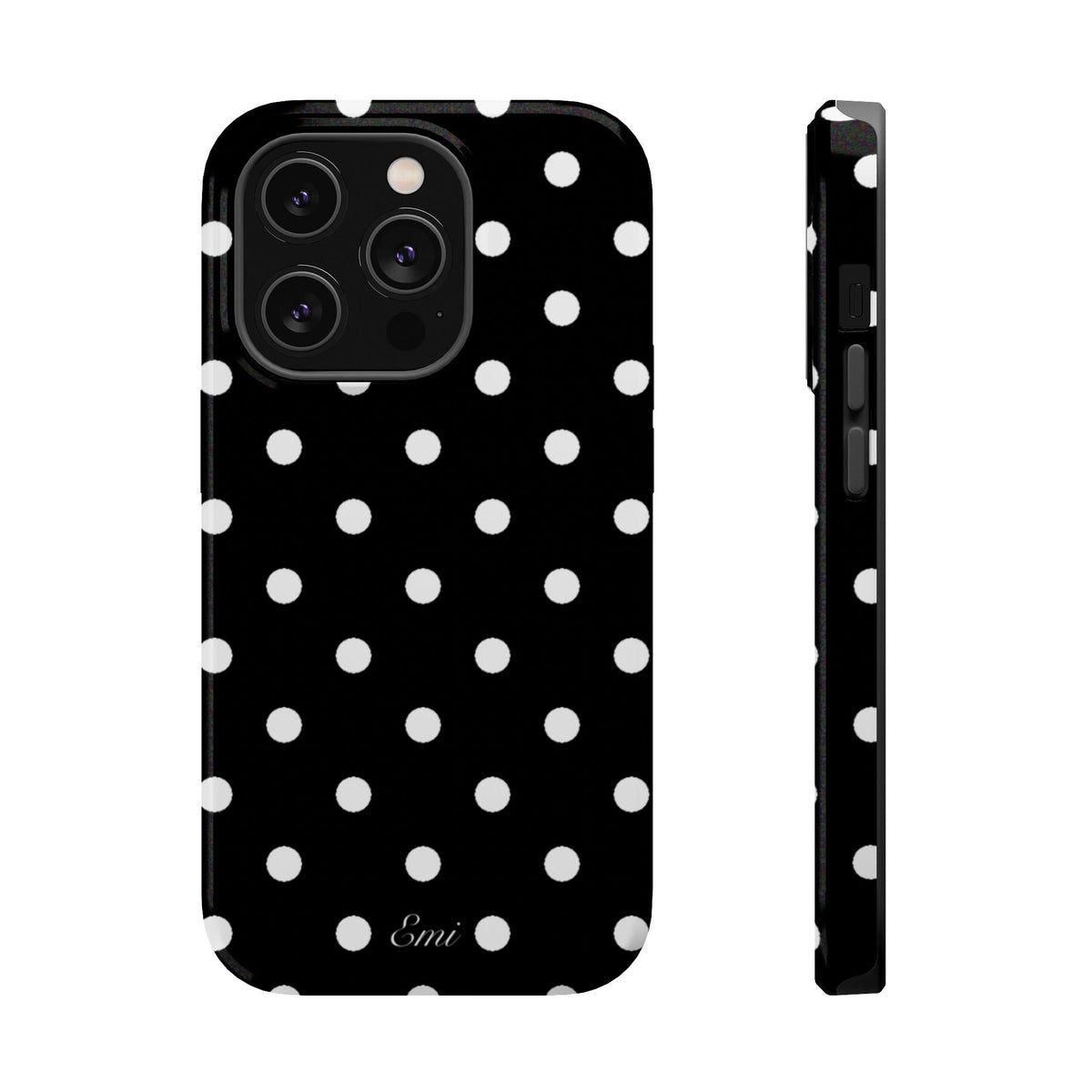 Black Polka Dot 3x