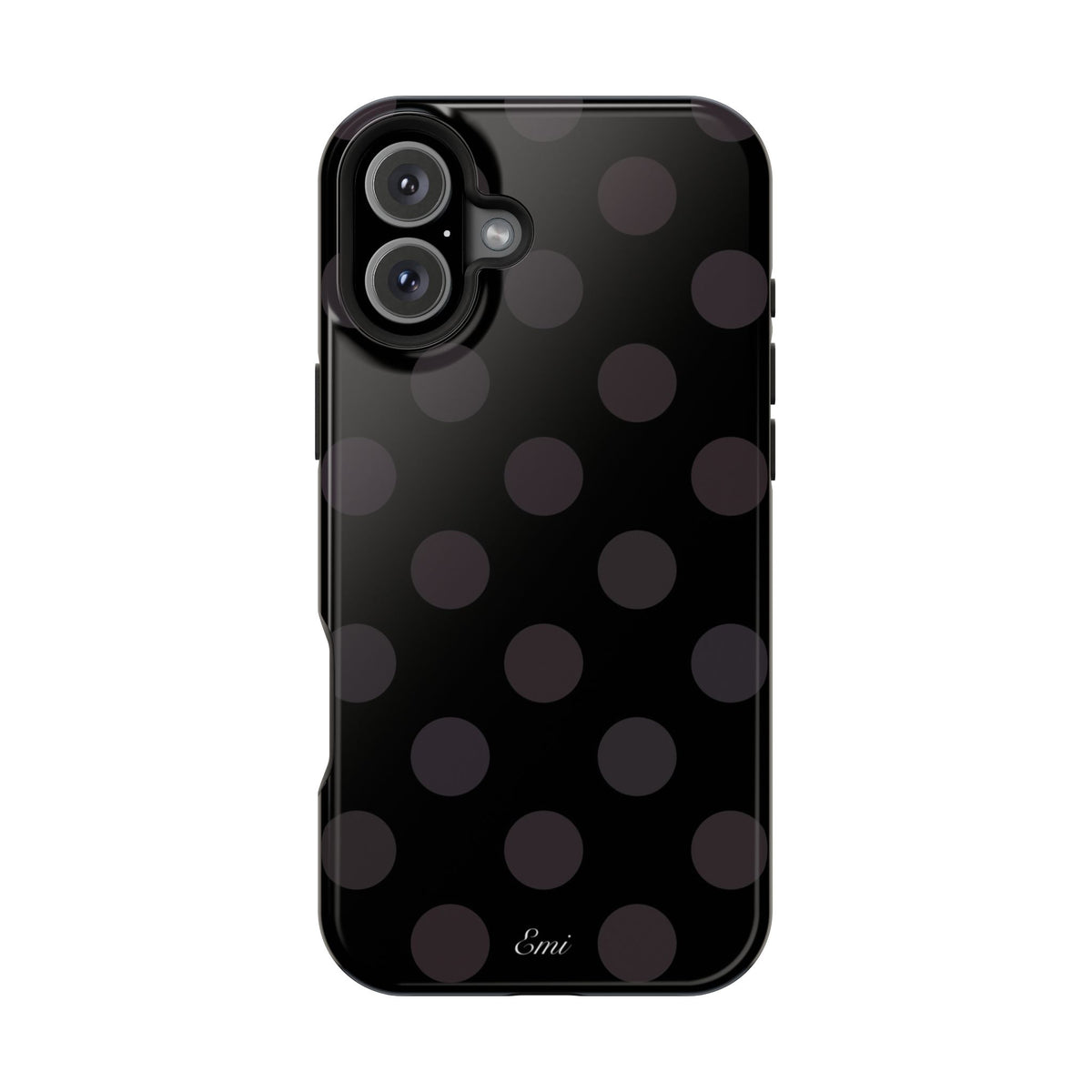 Black Polka Dot 2x