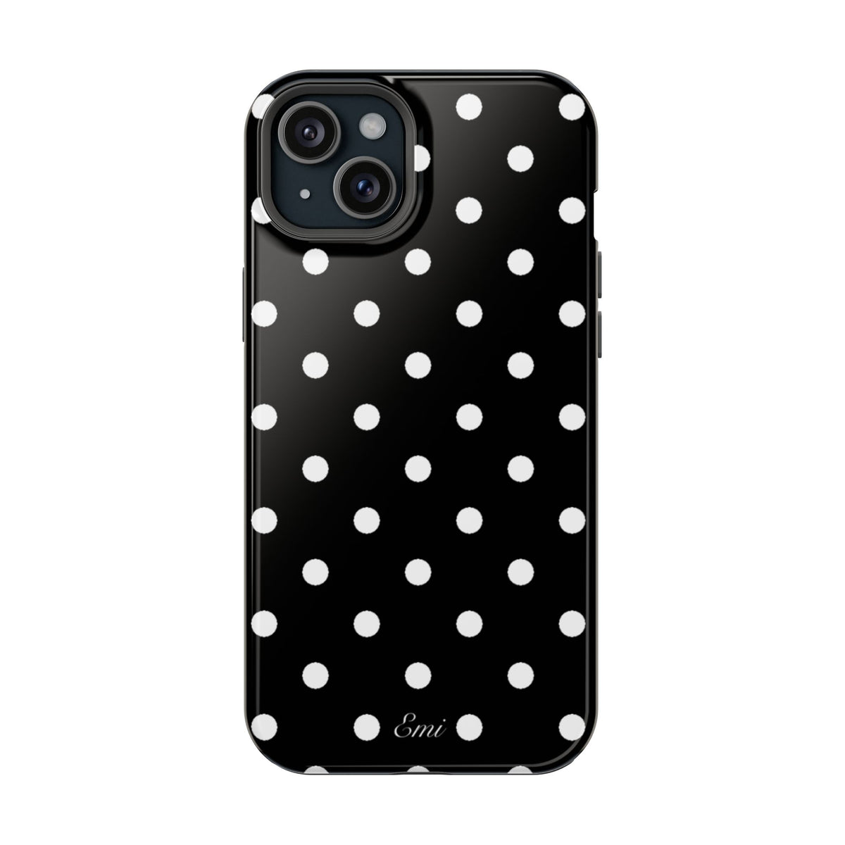 Black Polka Dot 3x