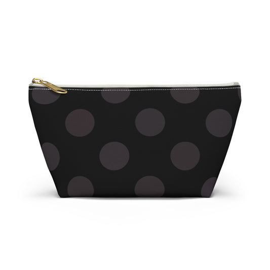 Black Polka Dot Accessory Bag