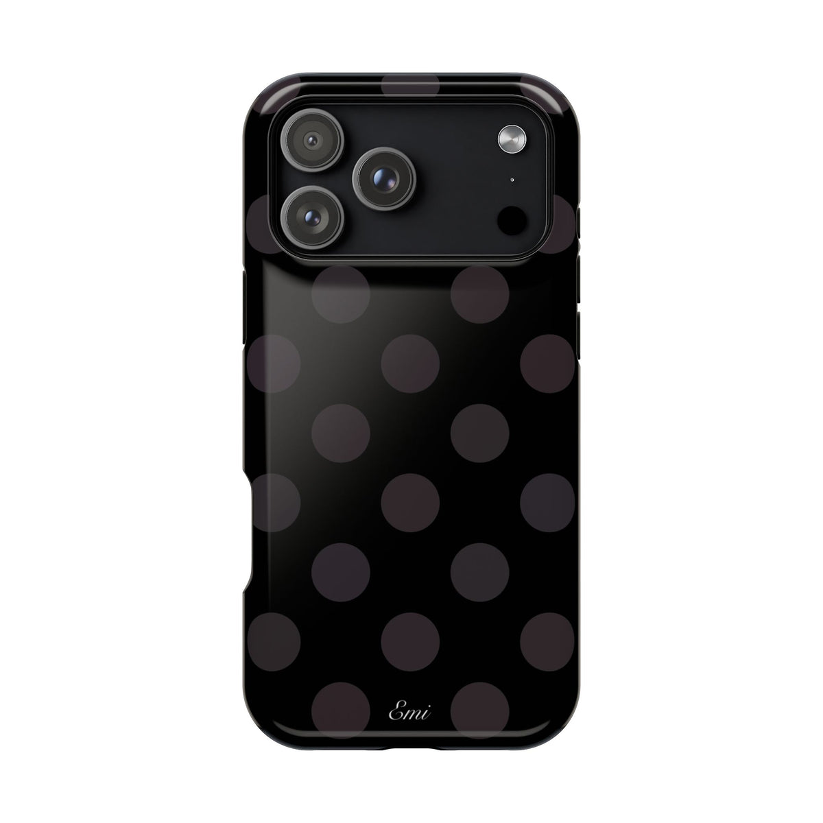 Black Polka Dot 2x