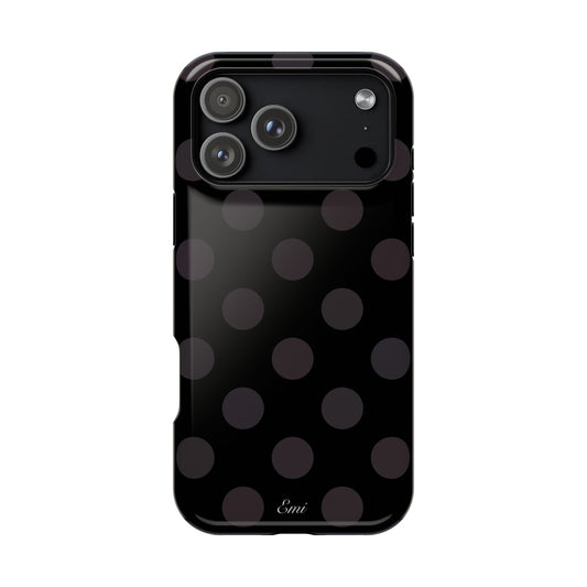 Black Polka Dot 2x