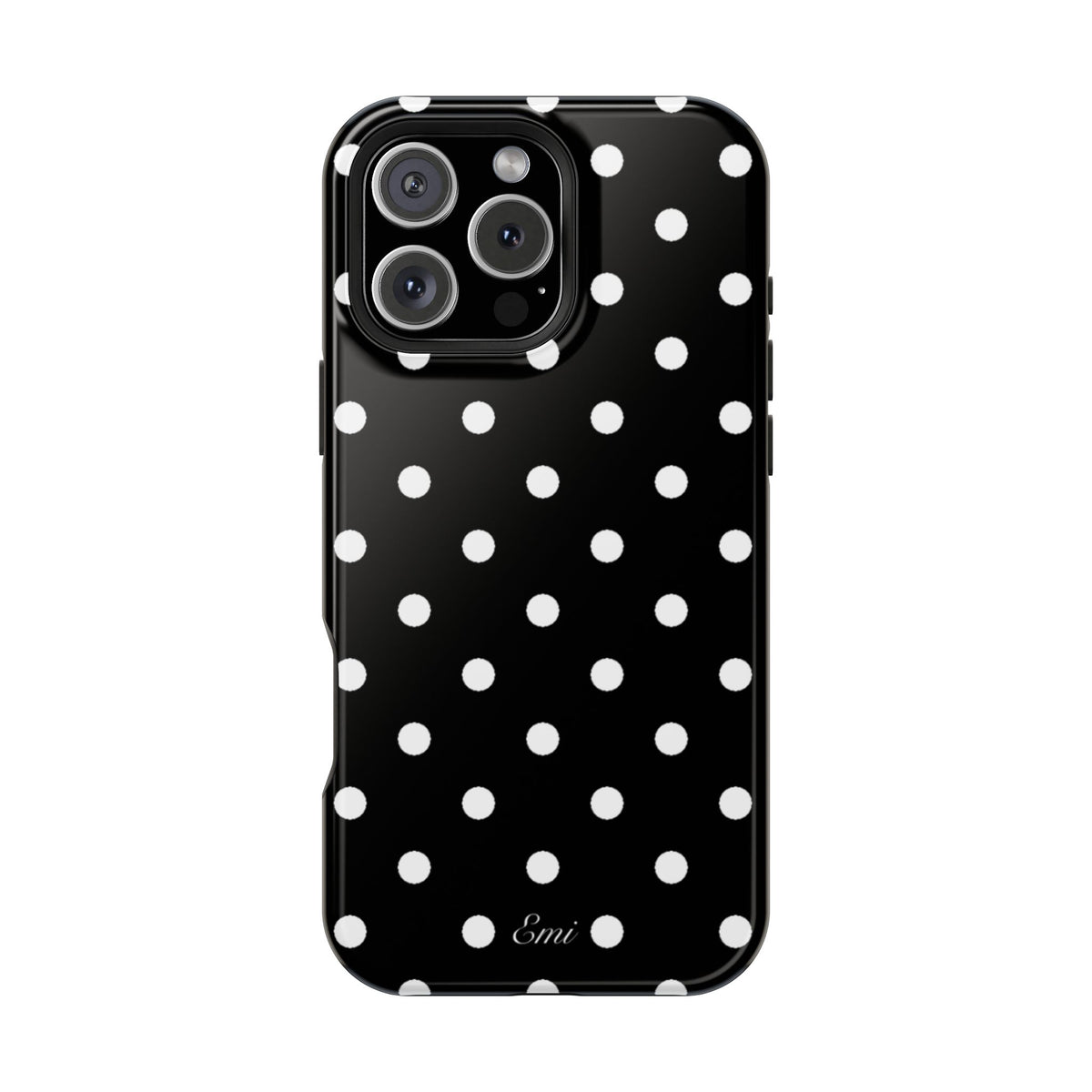 Black Polka Dot 3x