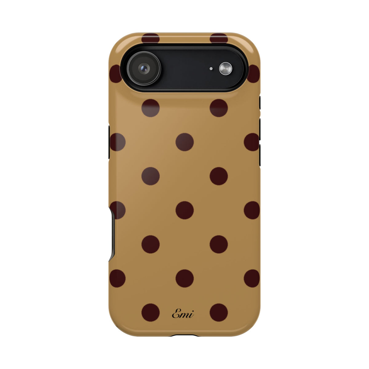 Burgandy Polka Dot