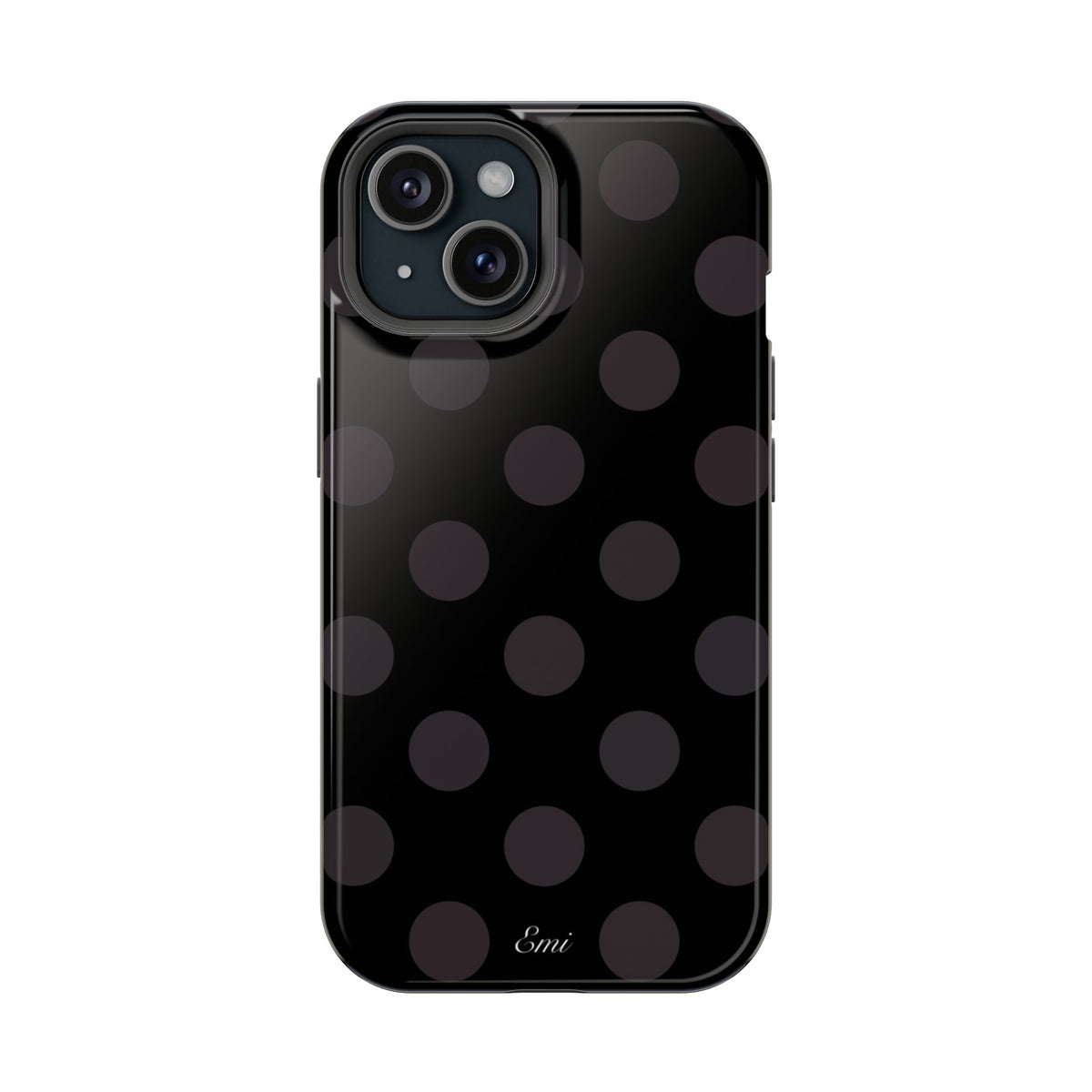 Black Polka Dot 2x
