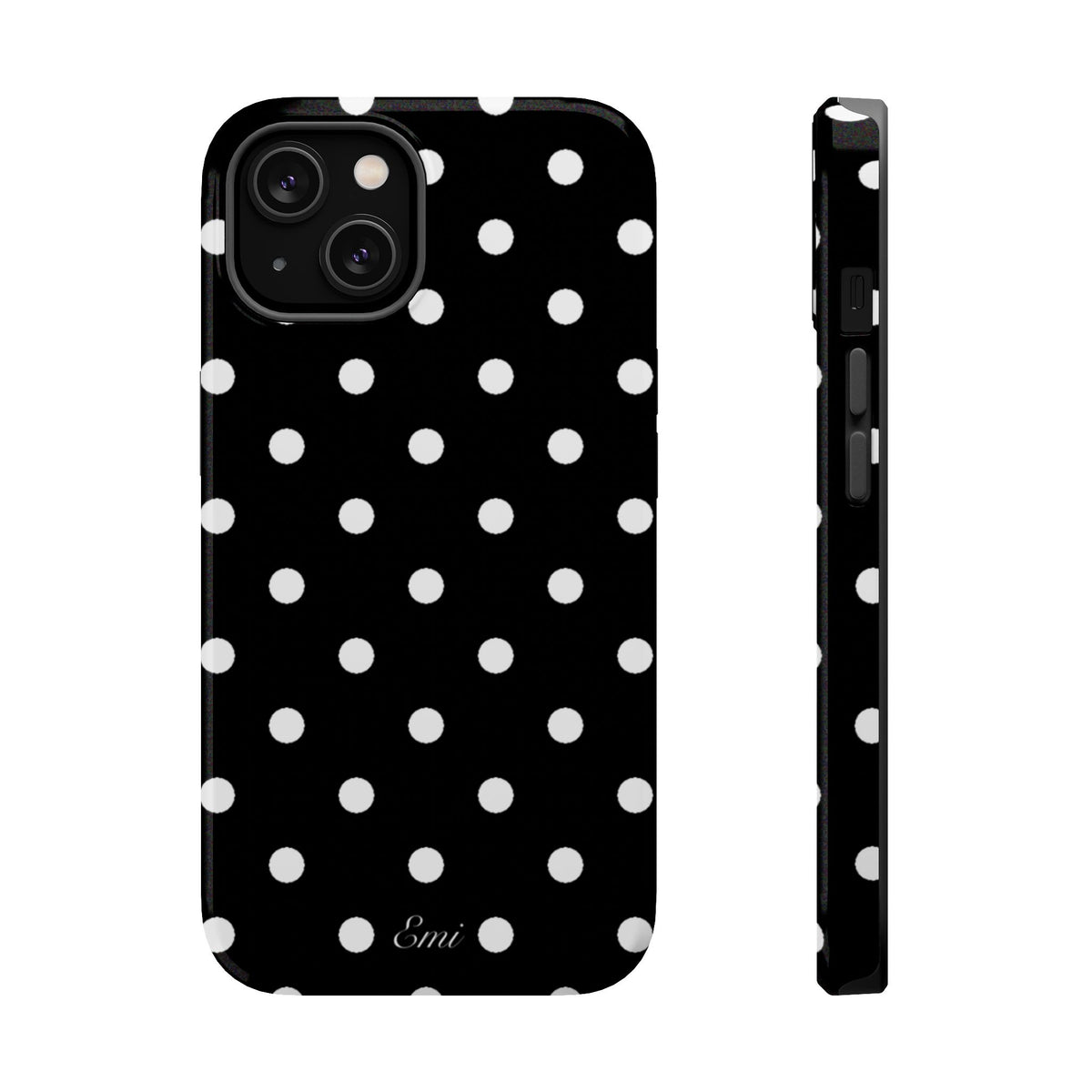 Black Polka Dot 3x