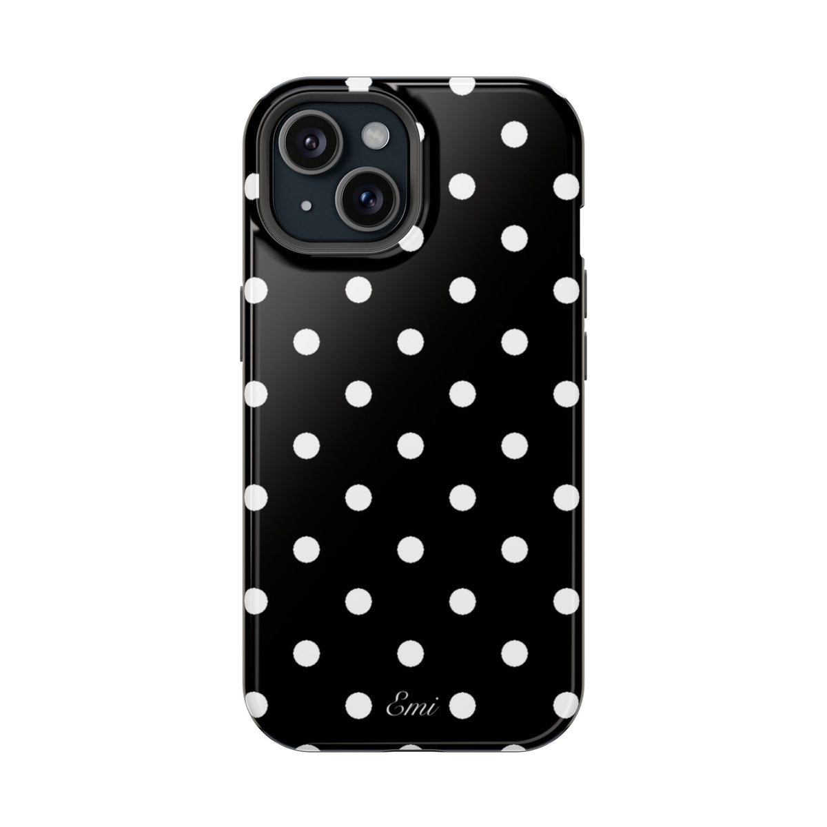 Black Polka Dot 3x