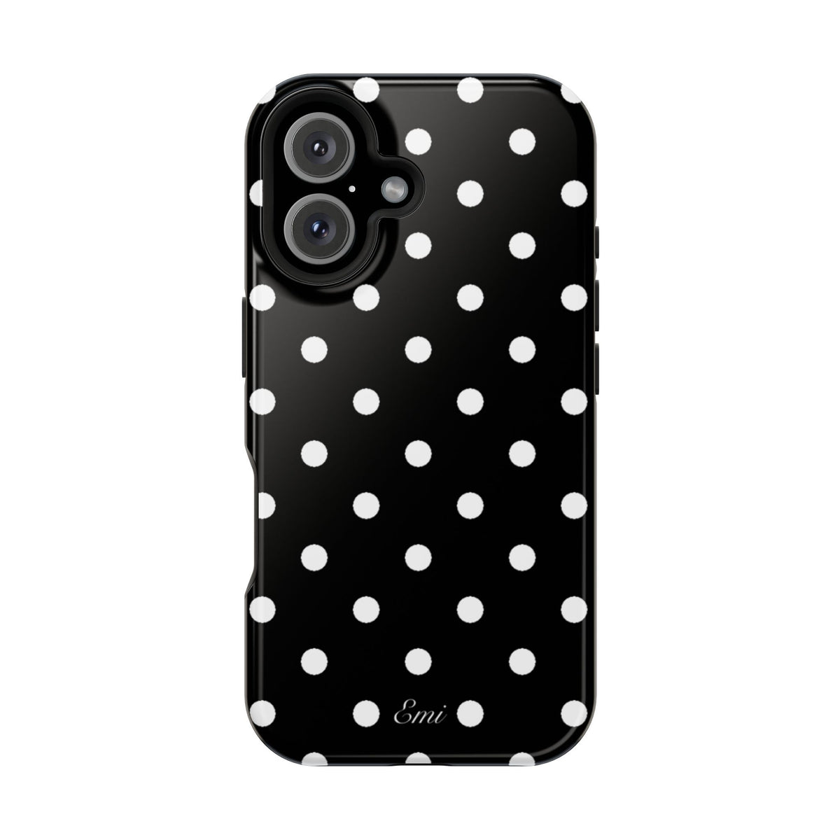 Black Polka Dot 3x
